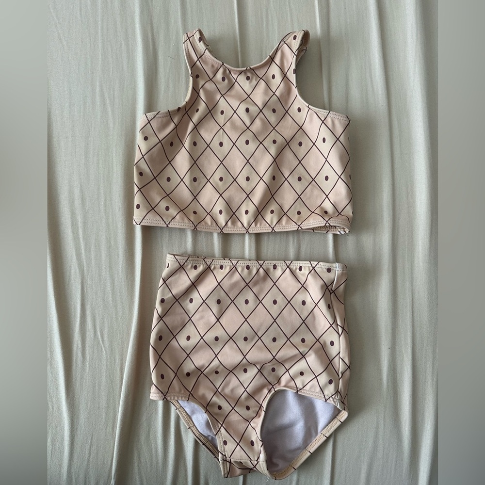 Two piece pineapple swimsuit